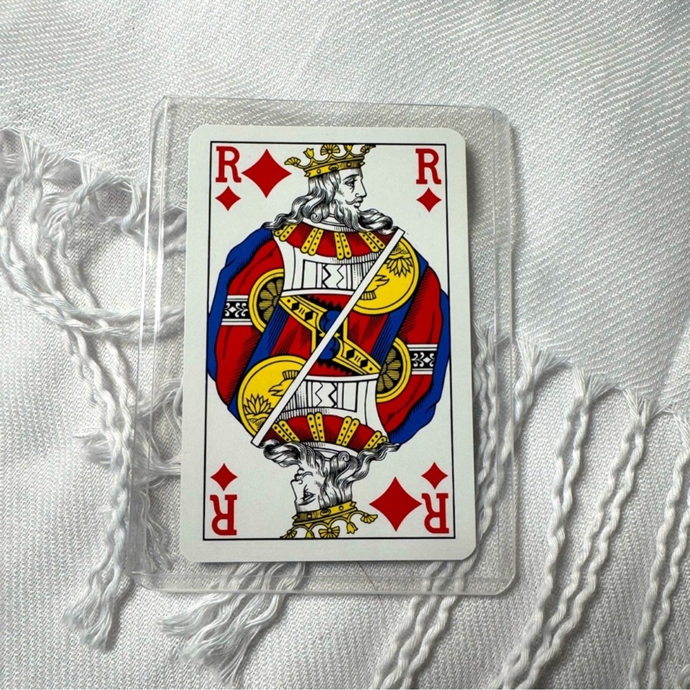 Louis Vuitton Playing Card in Holder - Red, Blue, Yellow